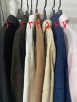 شومیز جلو باز یقه مردانه کد 1317 - تصویر 2