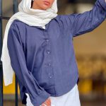 شومیز زنانه مدل مردانه کد ۱۴۱۴