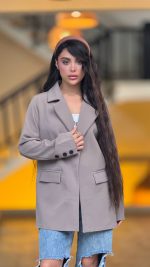 مانتو کتی یقه انگلیسی كد 1339 - تصویر 5
